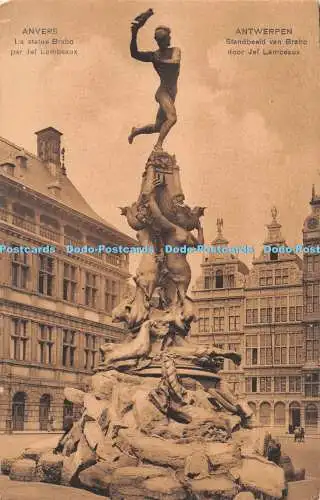 R299252 Anvers La Statue Brabo par Jef Lambeaux H N a A No 14