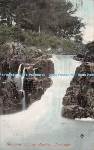 R299306 Llanbeder Wasserfall bei Cwm Bychan 1906