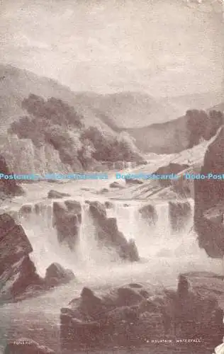 R299413 A Berg Wasserfall A P Postkarte