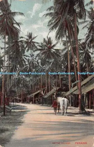 R299868 Penang Ureinwohnerdorf Postkarte 1912