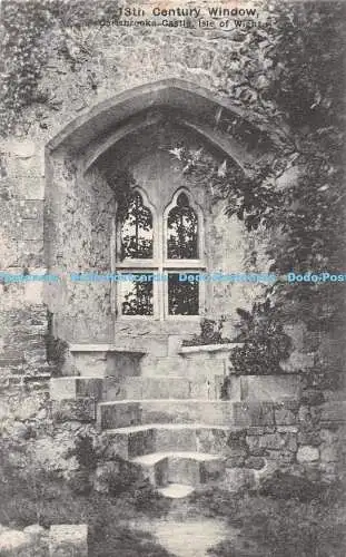 R299886 Isle of Wight Carisbrooke Castle 13th Century Window T Piper