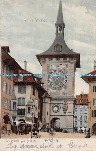 R299902 Souvenir de Berne Tour de l Horloge F Oesch Müller 1904