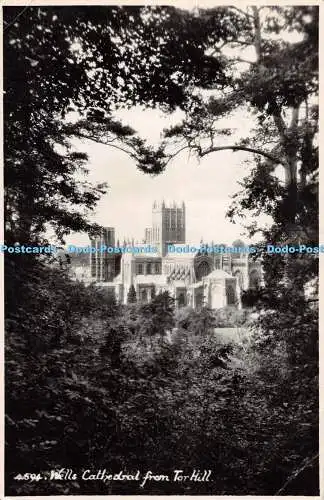 R299967 Wells Cathedral from Tor hill E A Sweetman Echtfoto