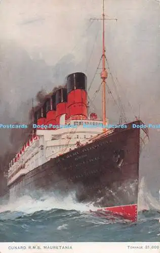 R299990 Cunard R M S Mauretanien Postkarte