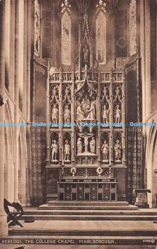 R300005 Marlborough Reredos The College Chapel Valentine Sepiatype Serie