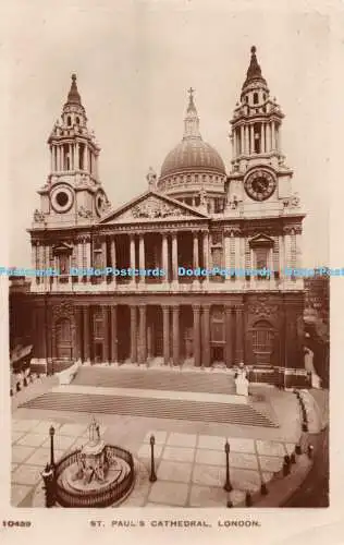 R300408 London St Paul Cathedral Echtfoto Jagd 1917