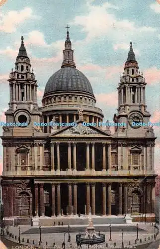 R300414 London St Paul Cathedral West Front The London Stereoscopic Company Lesc