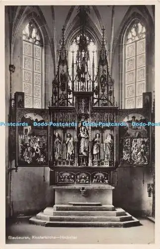 R300429 Blaubeuren Klosterkirche Hochaltar Emil Worz