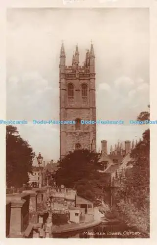 R300460 Oxford Magdalen Tower RP Postkarte