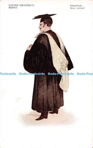 R300461 Oxford University Robes Proctor Full Dress Davis