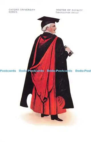 R300467 Oxford University Robes Doctor of Divinity Convocation Dress George Davi