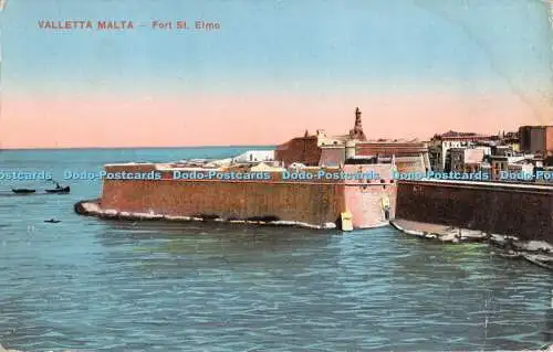 R302312 Valletta Malta Fort St Elmo Postkarte