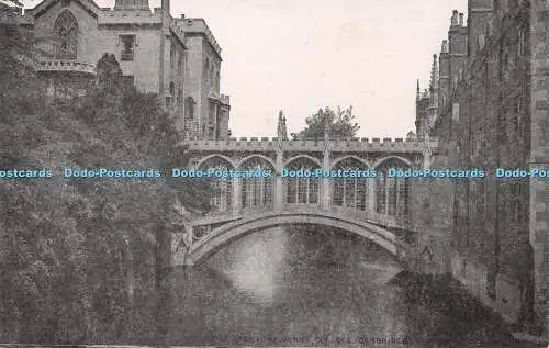 R302352 Cambridge St John College Seufzerbrücke