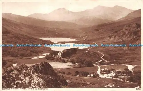 R302358 Bettys y Coed Capel Curig and Snowdon Photochrom