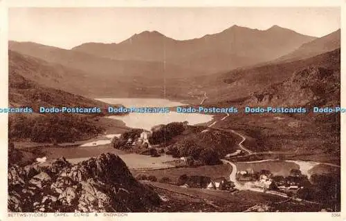 R302359 Betty Coed Capel Curig and Snowdon Photochrom