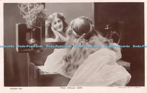 R302367 Miss Phyllis Dare Davidson Bros Glossyphoto Series 1354 1904