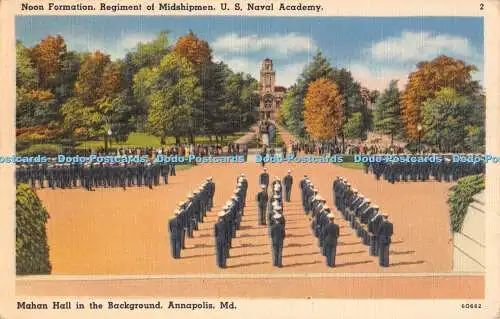 R302390 Noon Formation Regiment of Midshipmen U S Naval Academy Md Annapolis Mah