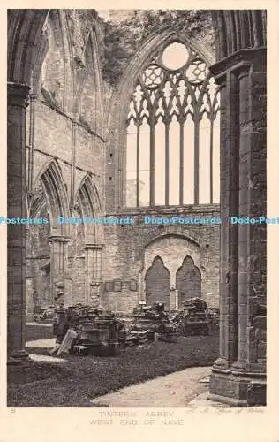 R300775 Tintern Abbey West End of Nave The Rembrandt Intaglio Printing H M Offic