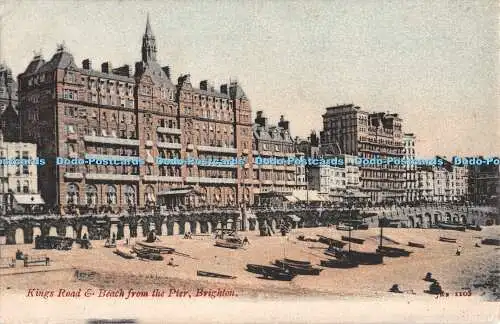 R302602 Brighton Kings Road and Beach vom Pier