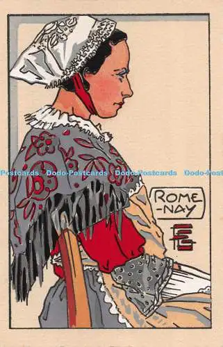 R304458 Rome Nay Jeune Femme en Coifeta Bressanne par G Geo Fourrier Ets Artisti