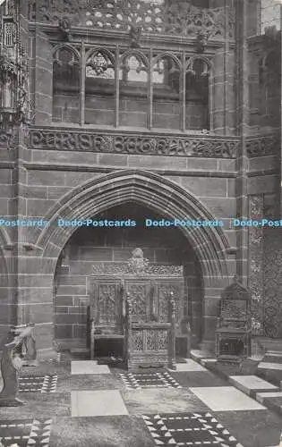 R304553 Liverpool Cathedral Lady Chapel Der Sitz der Bischöfe und Kapläne in der Sa