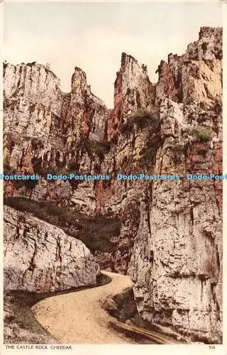 R301140 Cheddar The Castle Rock Postkarte