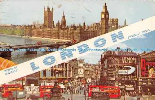 R304651 London Houses of Parliament Piccadilly Circus L 165 The Photographic Gre