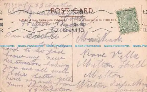 R303003 Exeter Cathedral N W Postkarte 1918