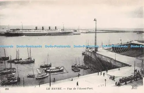 R303013 Le Havre Vue de l Avant Port 624 Neurdein Freres ND Phot Neurdein et Cie