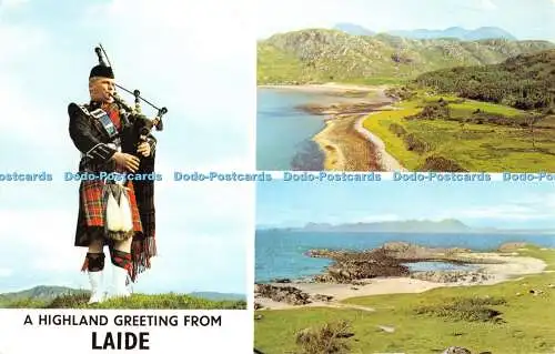 R306368 Ein Hochlandgruß aus Laide Gruinard Bay Mellon Udrigle mehrere Ansichten