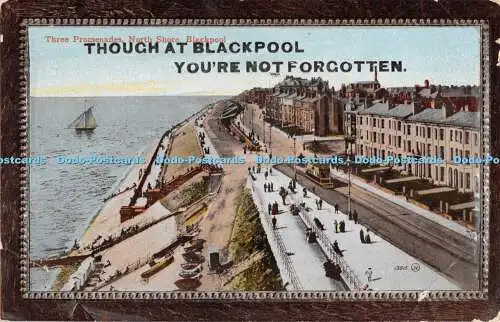 R306369 Blackpool North Shore Drei Promenaden Obwohl Sie in Blackpool nicht Fo