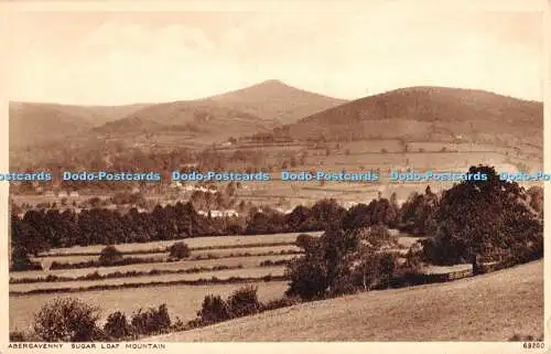 R306371 Abergavenny Sugar Loaf Mountain Photochrom