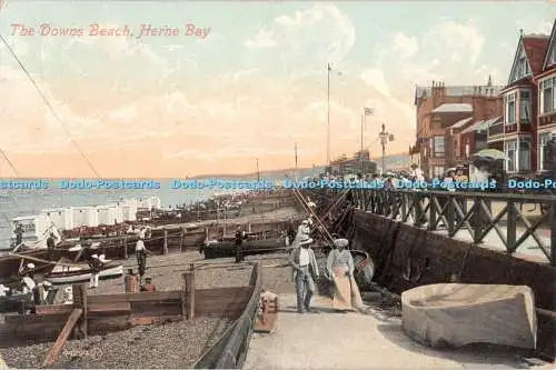 R304919 The Downs Beach Herne Bay 44294 Valentines Serie 1908