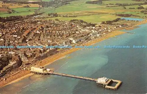 R303214 The Pier And Beach Sandown I O W PT22754 Postkarte