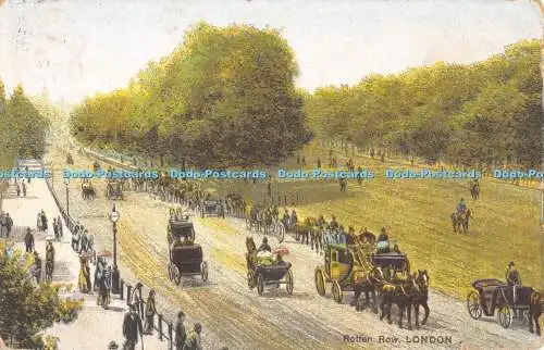 R306562 London Rotten Row Postkarte 1908