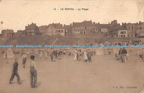 R306709 Le Portel La Plage S N Postkarte 1918