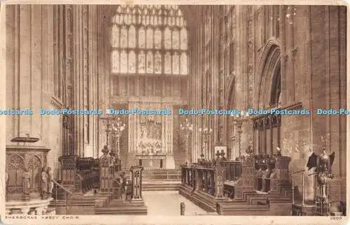 R305171 Sherborne Abbey Choir 3809 Solograph Series Photogravure E A Sweetman