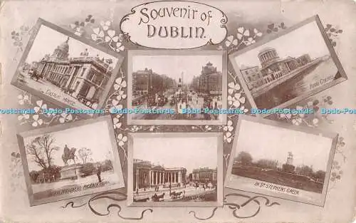 R301862 Souvenir of Dublin Custom House In St Stephens Green Gough Monument Phoe