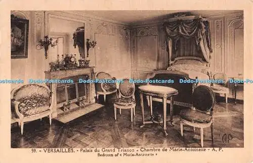 R303535 Versailles 59 Palais du Grand Trianon Chambre de Marie Antoinette A P Be