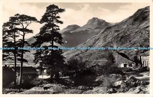 R308591 3117 Evening Shadows on the Langdale Pikes Abraham 1955