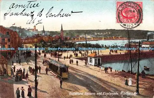 R308602 Guildford Square and Esplanade Rothesay 1907 The Wrench Series No 14502