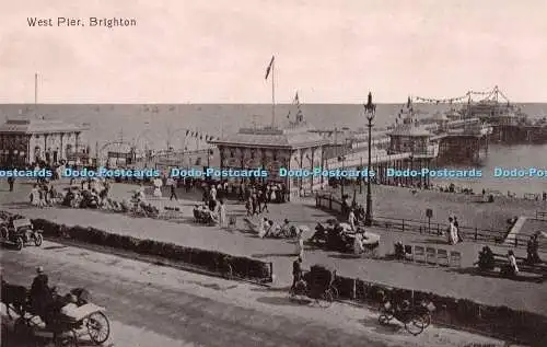 R308606 West Pier Brighton Valentines Serie