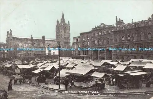 R306973 Norwich Market Place Dainty Series 1904