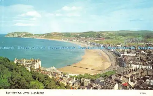 R307074 Bay from Gt Orme Llandudno L0879 Dennis