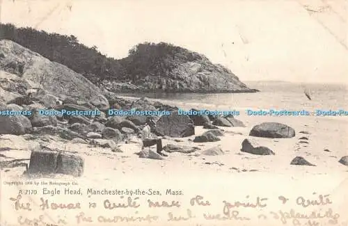 R302053 Mass Manchester by the Sea Eagle Head Rotograph A 7170 1908