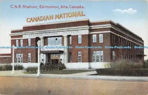 R307138 C N R Station Edmonton Alta Canada Coast Publishing Company