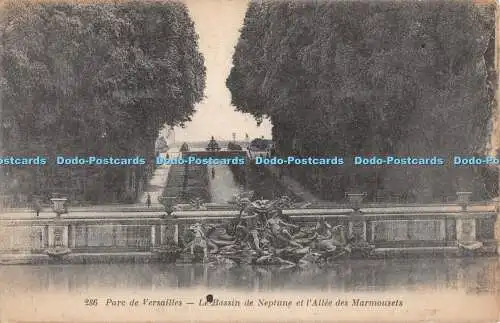 R305550 Parc de Versailles Le Bassin de Neptune et l Allee des Marmousets Edia