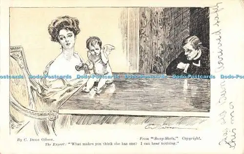 R307195 C Dana Gibson Schnappschüsse Der Experte Was lässt Sie denken, sie hat eine I c