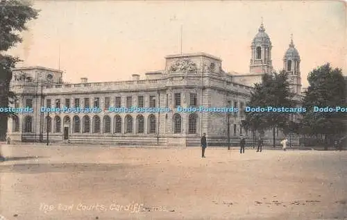 R307326 The Law Courts Cardiff 1185 1905 Bristol and Cardiff Progress Series