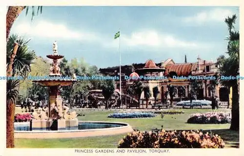 R308992 Princess Gardens and Pavilion Torquay M and L National Series